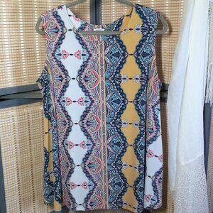 Westport Scoop Neck Scoop Neck Stretch Sleeveless Blouse